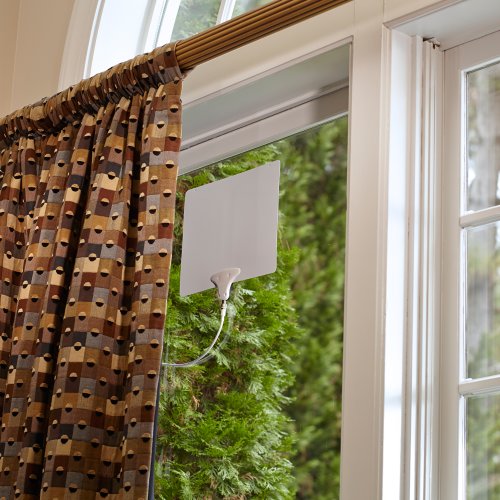 Mohu-Leaf-50-TV-Antenna-Indoor-Amplified-60-Mile-Range-Original-Paper-thin-Reversible-Paintable-4K-Ready-HDTV-16-Foot-Detachable-Cable-Premium-Materials-for-Performance-USA-Made-MH-110599