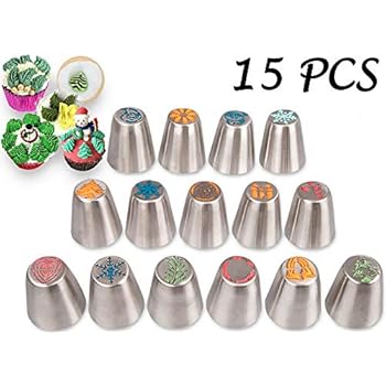 Christmas Russian Icing Piping Cake/Cupcake Decorating Tips/Kit Set Party Supplies/Decorations