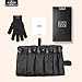 5 in 1 Curling Iron and Curling Wand Set with 5 Interchangeable Barrels, Anjou Hair Curler Set with Tourmaline Ceramic Coating (Adjustable Temperature 250°F - 410°F, Heat Resistant Glove & Travel Bag)