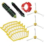 Smartide Accessory for Irobot Roomba 500 530 550 560 Series Vacuum Cleaner Kit - Includes 5 Pcs Filter, 3pcs Side Brush, and 1 Pc Bristle Brush and Flexible Beater Brush, Cleaning Tool