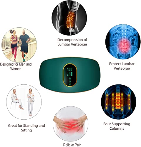 YZJSM Massage Belt, Keep Fit, Adjustable Vibration Massage, Massage Belly Fat, Great Gift for Your Partner, Relieve Fatigue, Portable Belly Massager