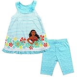 MOANA Girls' 2-Piece Bike Short Set Sizes: 4-6X
