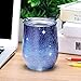 NEWBEA 2pcs Wine Tumbler with Lid, 12 Oz Double Wall Vacuum Insulated Stemless Glass, Stainless Steel Wine Cup for Wine, Coffee, Drinks, Champagne, Cocktails