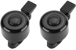 TFIRY 2 Pack Bike Bell Mini Bicycle Bell Thumb Bell for Adults Kids Boys Girls BMX MTB Bicycle Mountain Bike Scooter Folding Bicycle