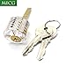 MICG Professional Visible Practice Cutaway Transparent Door Lock Cylinder Pick Training Skill For Locksmith