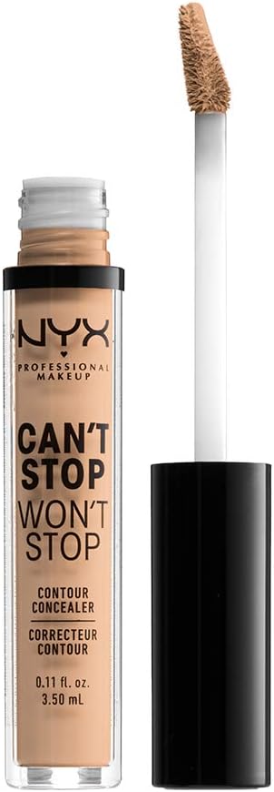 NYX Can’t Stop Won’t Stop Contour Concealer Natural 24HR Matte Vegan