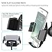 Car Phone Holder, F-color One Press Install Air Vent Car Phone Mount Quick Release Car Mount Holder 3 Side Grips Car Cradle for iPhone 7 7Plus 6s 6 Plus, Samsung, Google Pixel, Nexus, HTC, GPS, Black