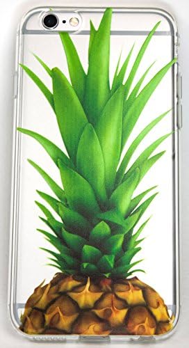 Samsung Galaxy S7 Edge Case, YogaCase InTrends Silicone Back Protective Cover (Big Pineapple)