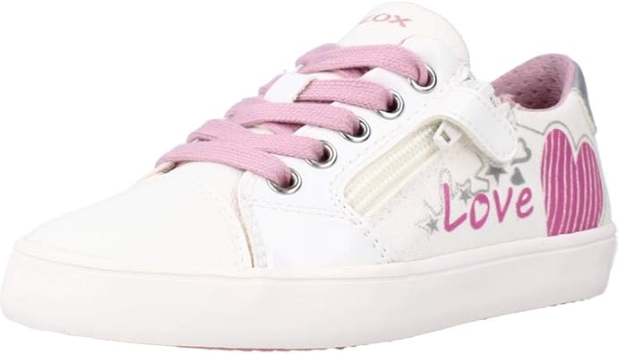 Geox Chaussures de Sport pour Fille J024NB 01002 J GISLI C0406 White:  Amazon.fr: Chaussures et Sacs
