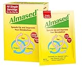 Almased Low-Glycemic High Protein Powder Shake Meal Replacement for Weight Management Non-GMO Plant-Based Protein, Gluten Free, Low Carbs, No Stimulants,10 Single Servings, 17.6 oz