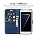 OCASE Samsung Galaxy S7 Case [ Card Slot ] [ Kickstand ] Leather Flip Wallet Case for Samsung Galaxy S7 - Blue