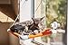 Cat Window Perch Hammock | Removable Cotton Canvas Hammock| Free Adjustable Cat Collar| Rated 40lbs| 2 Extra Suction Cups| Thick Stainless Steel Cables With Soft Rubber Protection
