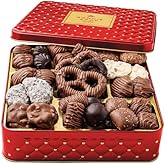 Chocolate Gift Basket – Gourmet Holiday Snack Gift Box Idea in Keepsake Tin – Men, Women, Corporate, Food Set- Bonnie and Pop