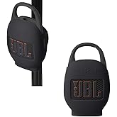 Hermitshell Silicone Carrying Case Replacement for JBL Clip 5 Portable Bluetooth Speaker (Black)
