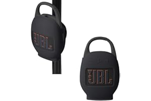 Hermitshell Silicone Carrying Case Replacement for JBL Clip 5 Portable Bluetooth Speaker (Black)