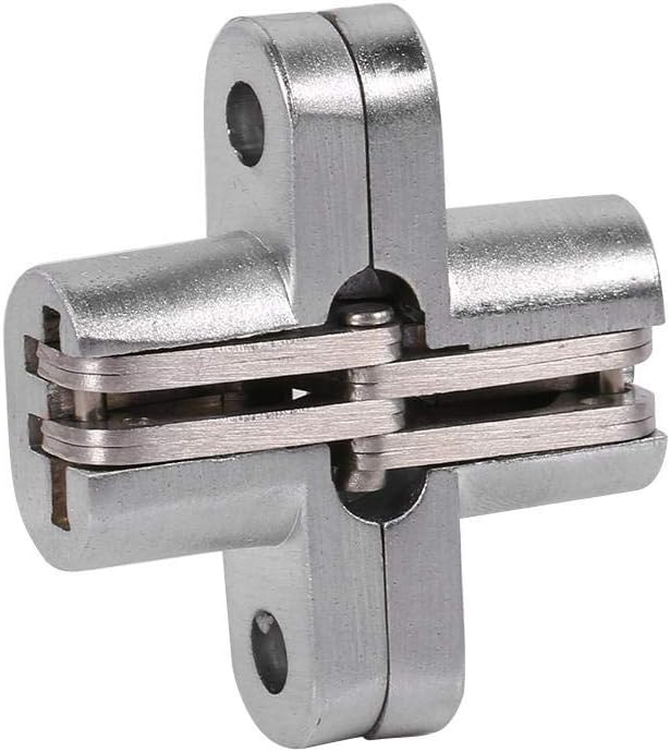 Zinc Alloy Hidden Hinge Invisible Folding Door Concealed Cross Hidden Hinges for Furniture Hardware Folding Door(43.7mm) - Image 3