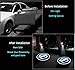 2Pcs Universal Wireless Car Door LED Projector Light for Nissan, Car Courtesy Welcome Logo Shadow Ghost Light, Laser Emblem Logo Lamps
