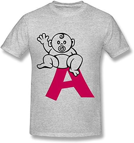 Madoling Nano Gray T Shirt Baby Name A Classic Look O-Neck XX-Large T Shirts Male