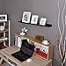 WELLAND Espresso Picture Ledge Shelf Display Wall Shelf 48