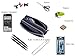 Pencil Case, Large Capacity Pencil Cases Pencil Bag with Two Compartments (Black)