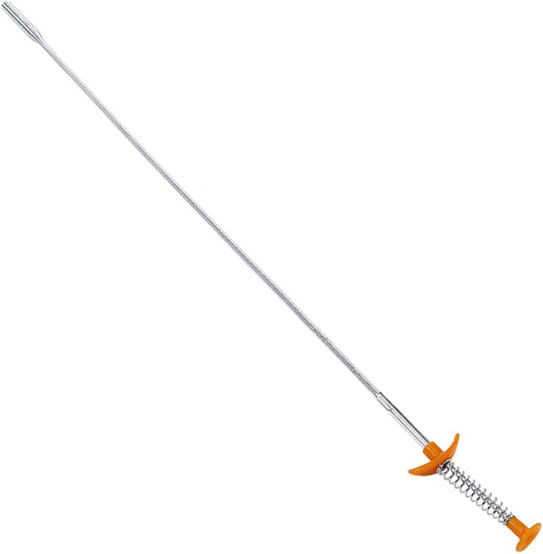 anglebless Flexible Hand-Pinch Pressable Sewer Picker Picker Sewer Garbage Clip Dredge Spring Pipe Dredging Tool