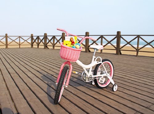 Colorbasket Kid's Front Handlebar Bike Basket,Pink