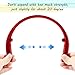 Bluetooth Headphones / Headset Rymemo Super Long Battery Music Stereo Sports/Running Wireless Earphones Vibration Neckband Style for Cellphone, iPhone Red