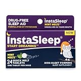InstaSleep Mint Melts | Drug-Free Sleep Aid | Fast Dissolve-in-Mouth Tablets | Non-Habit Forming