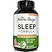 Natural Refreshing Sleep Formula - Supports Healthy Rest - Non Addictive Supplement - Magnesium L-Theanine GABA - Purest Herbal Ingredients
