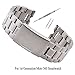Kuxiu 22mm Stainless Steel Metal Watch Band Strap Bracelet for Motorola Moto 360(1st Generation) Silver+Tools