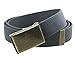 Canvas Web Belt Flip-Top Antique Brass Buckle/Tip Solid Color 50