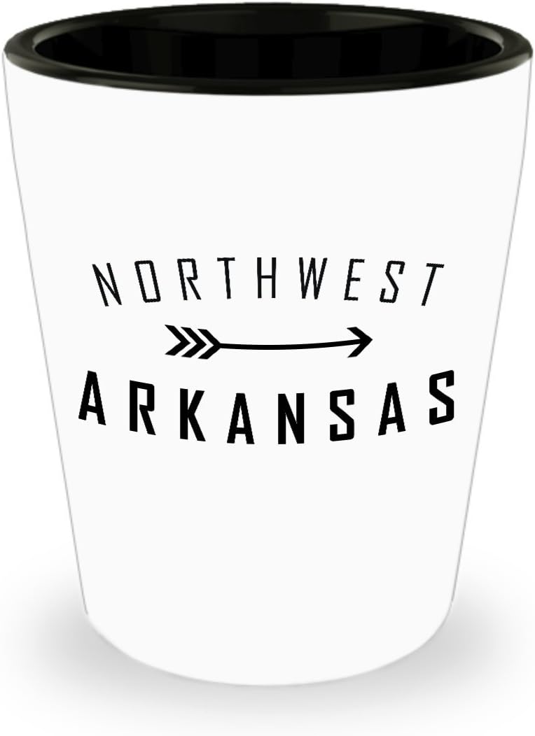 Northwest Arkansas Shot Glass! Great gift for those that love all things NWA.