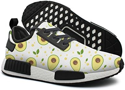 Dutte Lisa Women's Avocado Love Casual Sneaker Breathable Mesh Flat Running Shoes