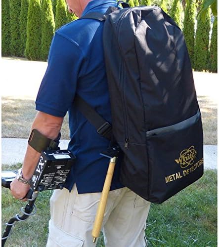Whites Deluxe Black Backpack Case Fits Most Whites Metal Detectors
