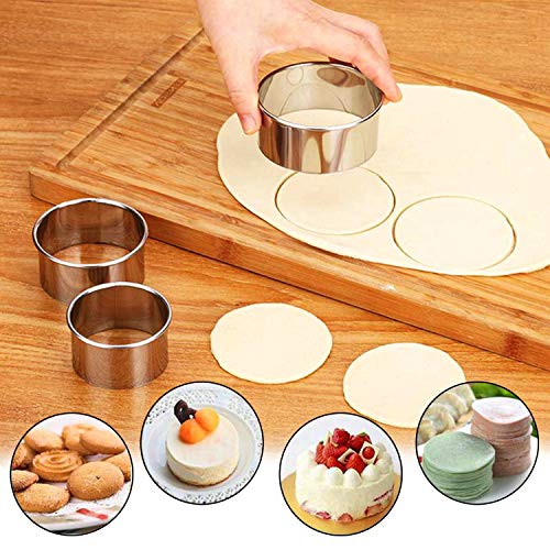 4 Piece Empanada, Dumpling Mold And Dough Cutter Set For Making 3" And 3.74" Empanada And Dumplings