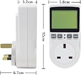 KETOTEK Power Meter Plug Energy Monitor 11 Modes LCD Display KWH Amp Volt view 7