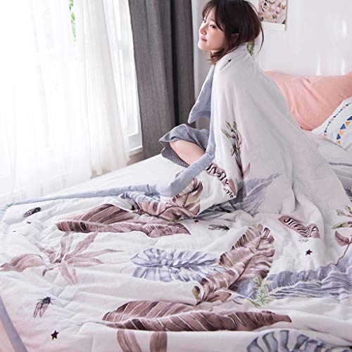 Startview Cooling Weighted Blanket Summer Quilt Air Conditioning Cool Blanket, Cute Quilt (L)