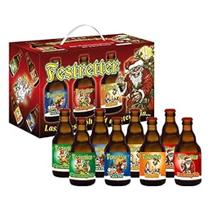 Weihnachts-Pils Festretter Weihnachtsbier im 8er Geschenkekarton (8 x 0.33 l)