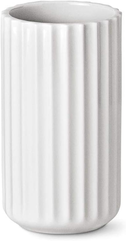 Lyngby Porcelæn Vase Height 20.5 cm Lyngby Design Classic Timeless Design White, H20,5 cm - Image 5