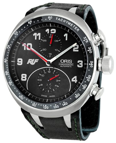 Oris Men's 67376117084LS Ruf CTR3 Chronograph Limited Edition Black Dial Watch