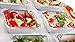 Tiger Chef Aluminum Pans with Lids - Foil Pans - Disposable to Go Containers for Take Out, Storing and Freezing - Oblong 1 LB 5.56