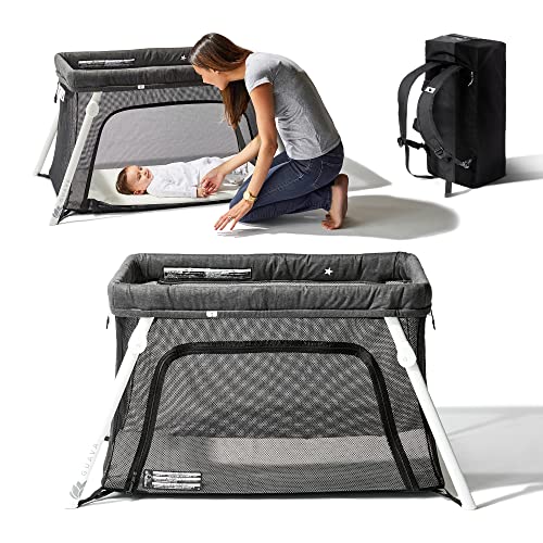 Guava Family Lotus Travel Crib Certified Baby Safe Portable Crib with