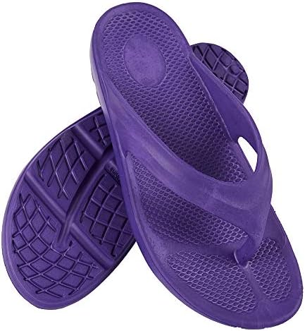 FUNKYMONKEY Women's Thong Flip Flop Ultra Soft Arch Support Sandals-savesoo.com