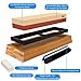 Premium Sharpening Stone Knife Sharpener Best Japanese Whetstone 1000/6000 Grit Wet Stone Kit for Kitchen Kamikoto Knives