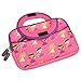 Evecase 7inch Dragon Touch Y88X Plus 2017/Y88X Kids Android Tablet Sleeve, Cute Princess Themed Neoprene Travel Carrying Slim Sleeve Case Bag w/ Dual Handle and Accessory Pocket - Pink w/ Purple Trim