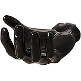 ZGLUZP Black Wall Hooks, Unique Hand Shape -Mounted Hanger Hook Home Storage, Decorative Black Key Rack, Key Hanger, Unique Hooks for Wall