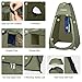 Enkeeo Portable Privacy Tent Pop Up Changing Tent Dressing Room with Detachable Floor and Carry Bag for Shower Toilet Camping Outdoor Beach