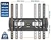 Mount-It! Lockable TV Wall Mount with Anti-Theft Security Bar, Tilt Bracket for 32–55 Inch Flat Screen TVs, Commercial-Grade VESA Wall Mount Holds up to 99 lbs