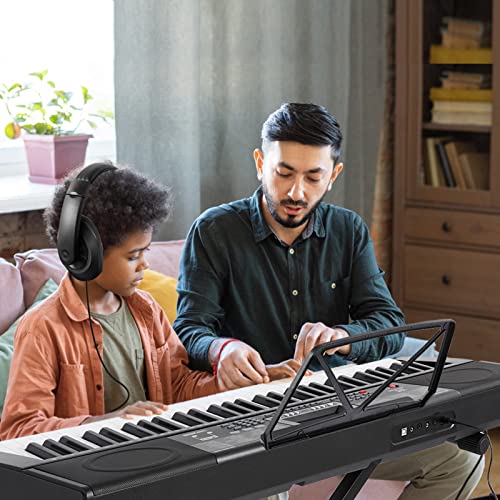MUSTAR 61 Key Piano Keyboard, Portable Touch Sensitive Keyboard Piano