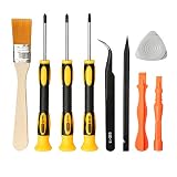 E.Durable Complete Screwdriver Set Repair Cleaning Tool Kit for Sony PlayStation 4 - PS4 Security Torx Screwdriver T9 (TR9) Phillips PH0 PH1 (PS4)
